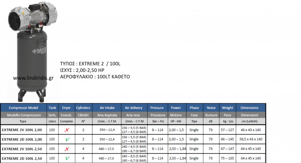 EXTREME 2-100L NARDI